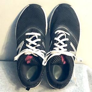 New Balance Black and Pink Women's Sneakers